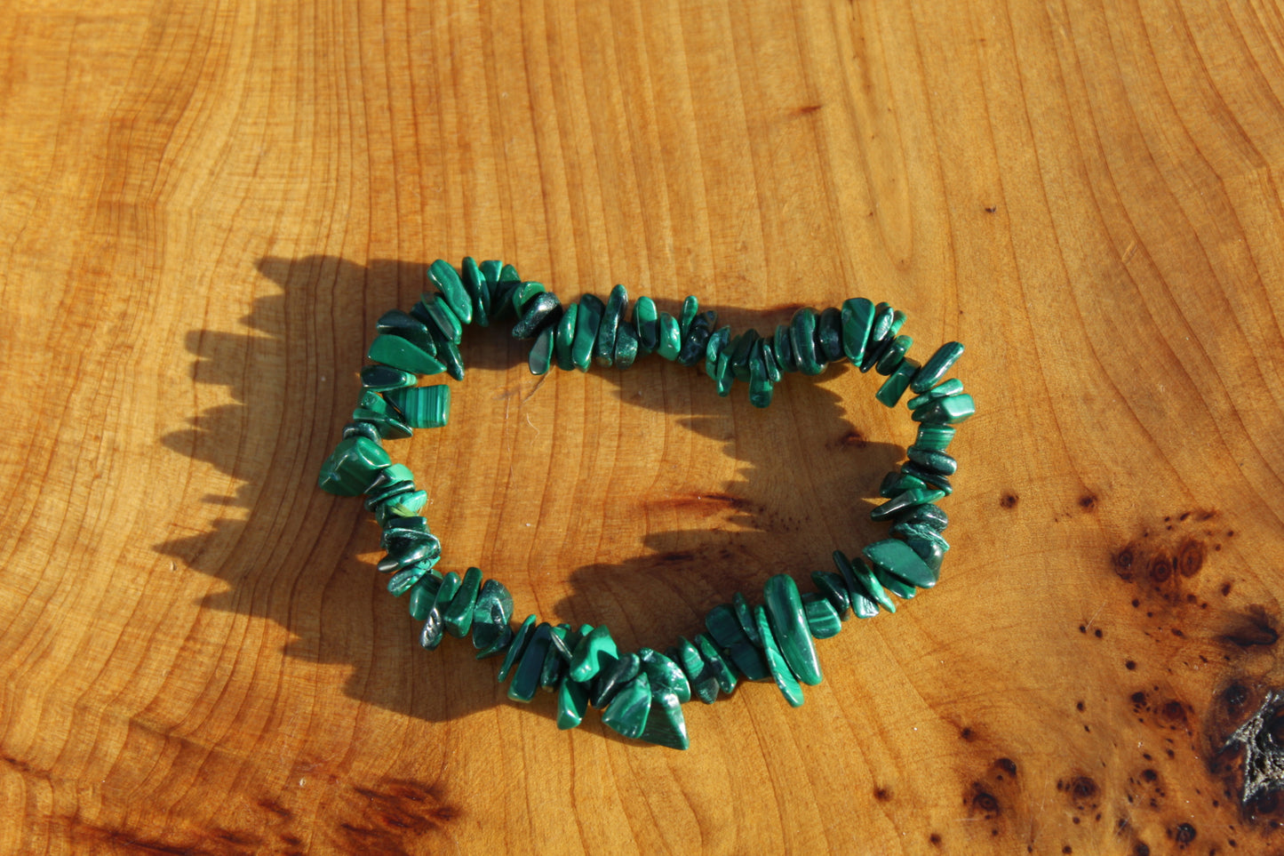 Malachite Chip Bracelet