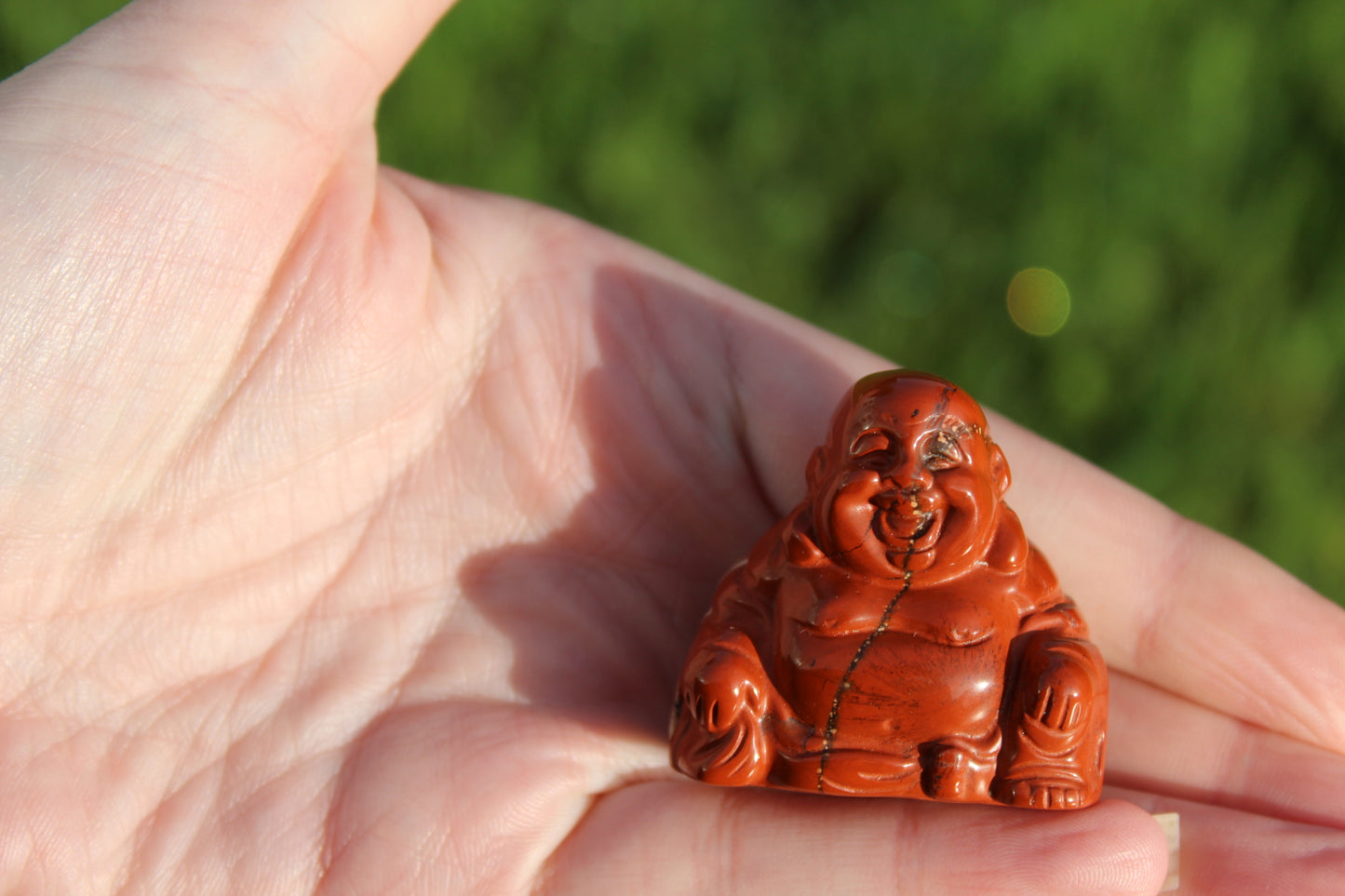 Red Jasper Buddha's