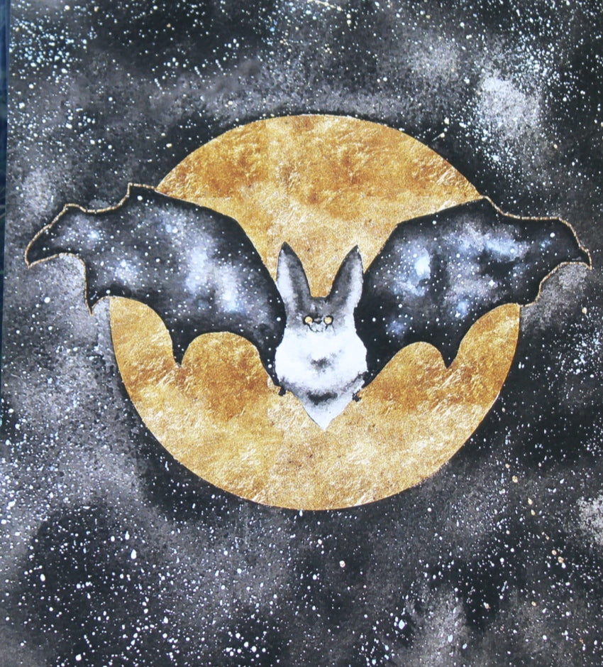 Flying Bat Print