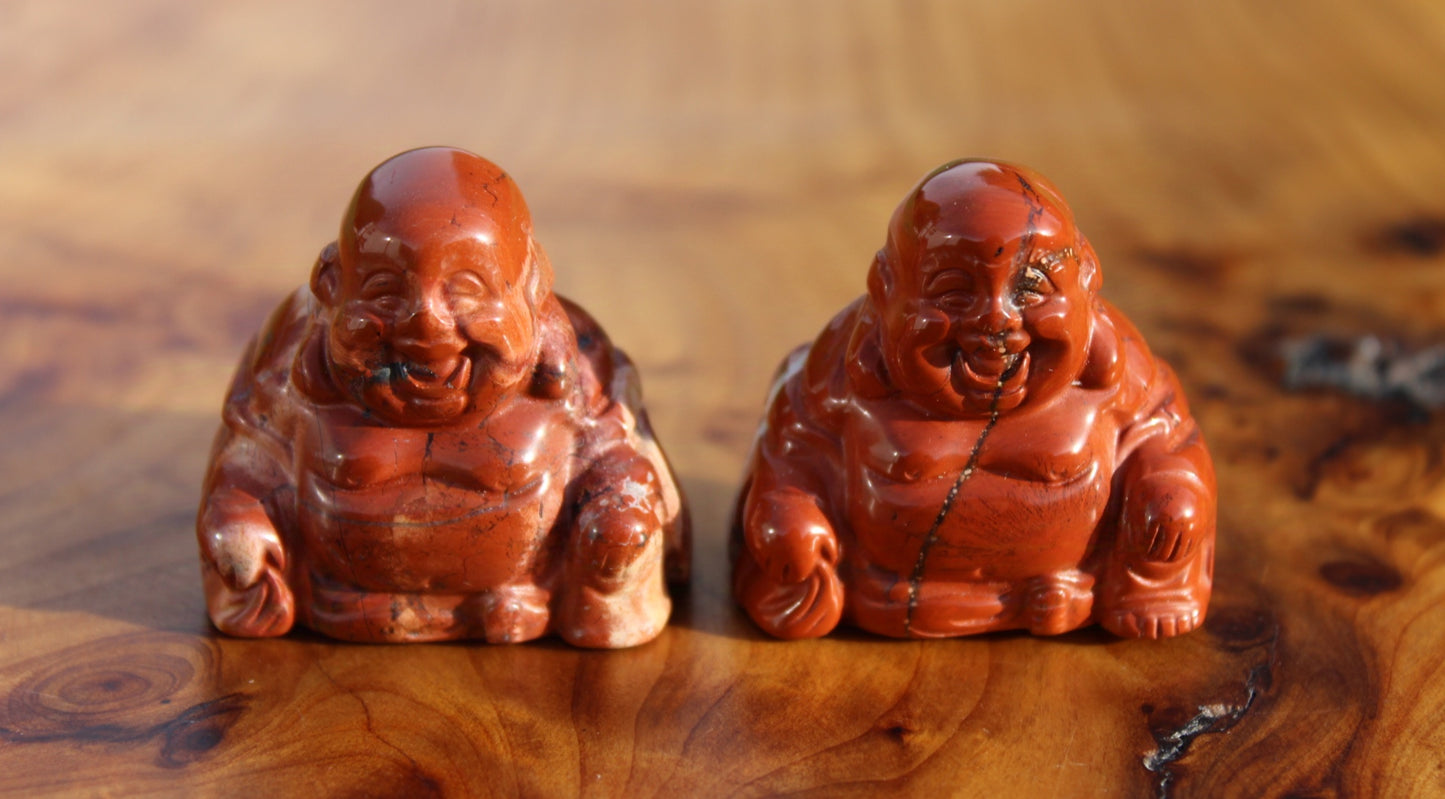 Red Jasper Buddha's