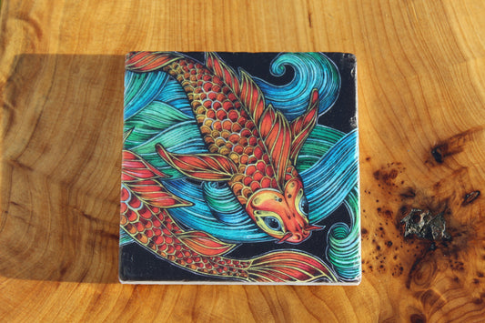Fish Tile Coaster