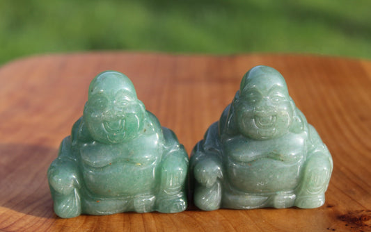 Green Aventurine Buddha's